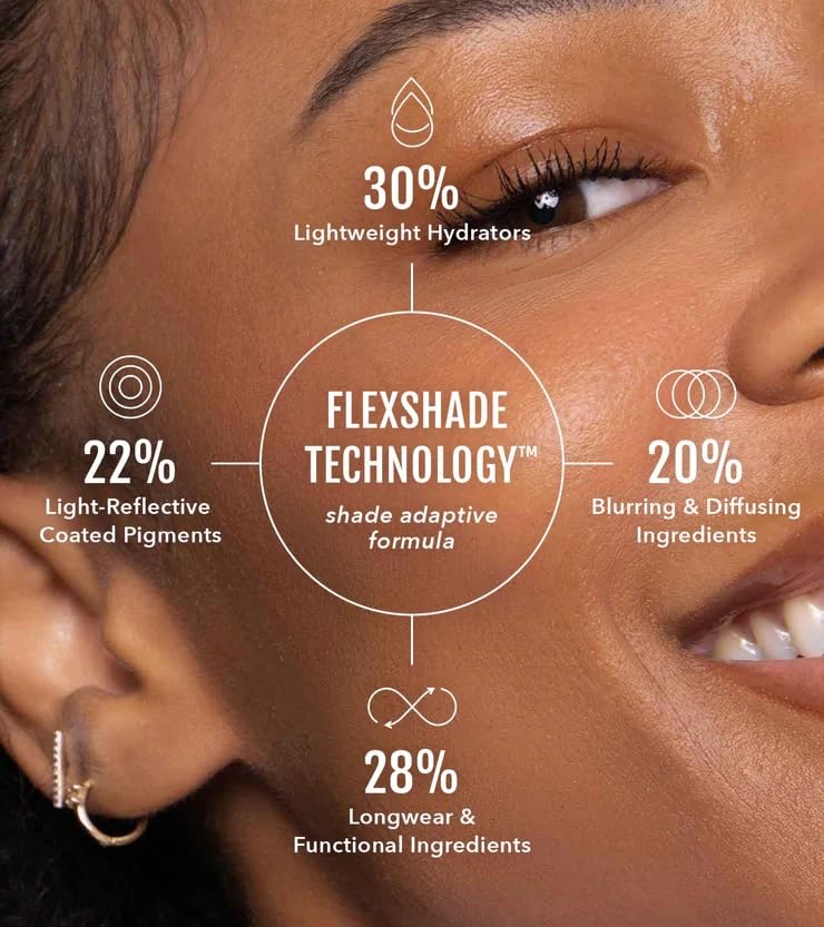No Makeup Makeup porcelain shade swatch reveals a smooth, skin-matching finish.