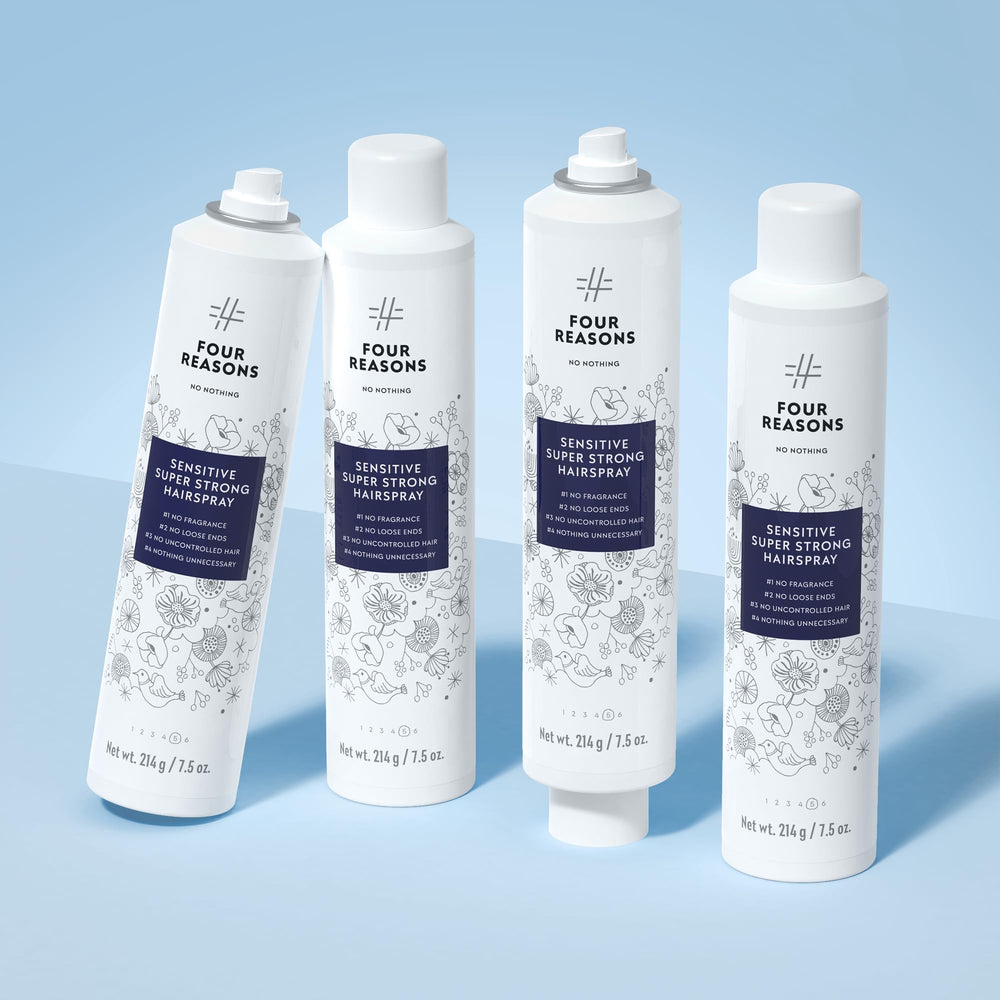 No nothing 7-55oz hairspray container image highlights convenient, travel-ready size for on-the-go touchups.