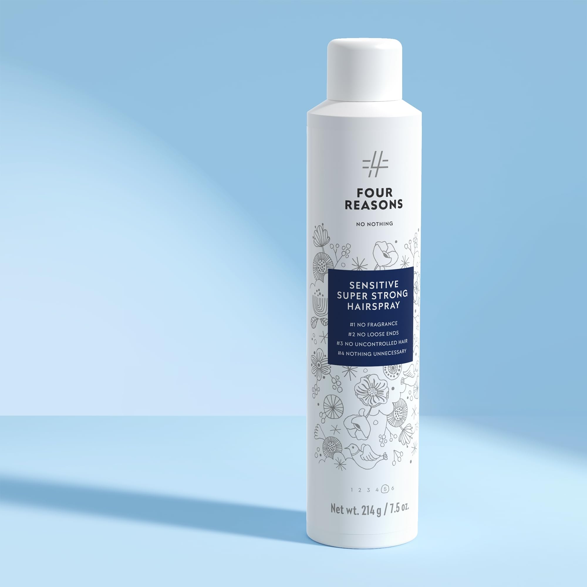 No nothing dermatologist-tested hypoallergenic hairspray offers safety for sensitive scalps without perfumes.