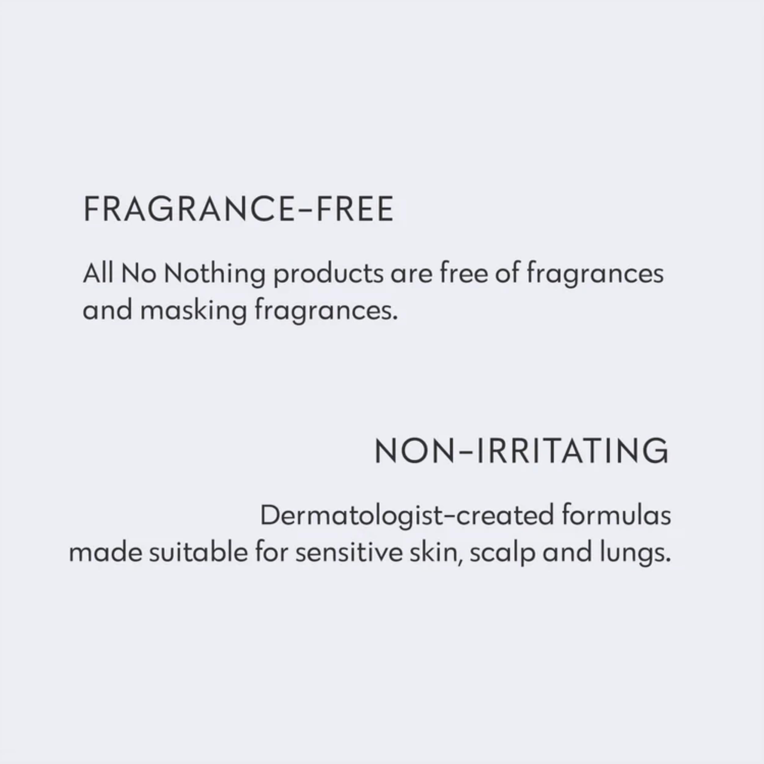 No Nothing Hair Wax cruelty-free hypoallergenic seal on packaging