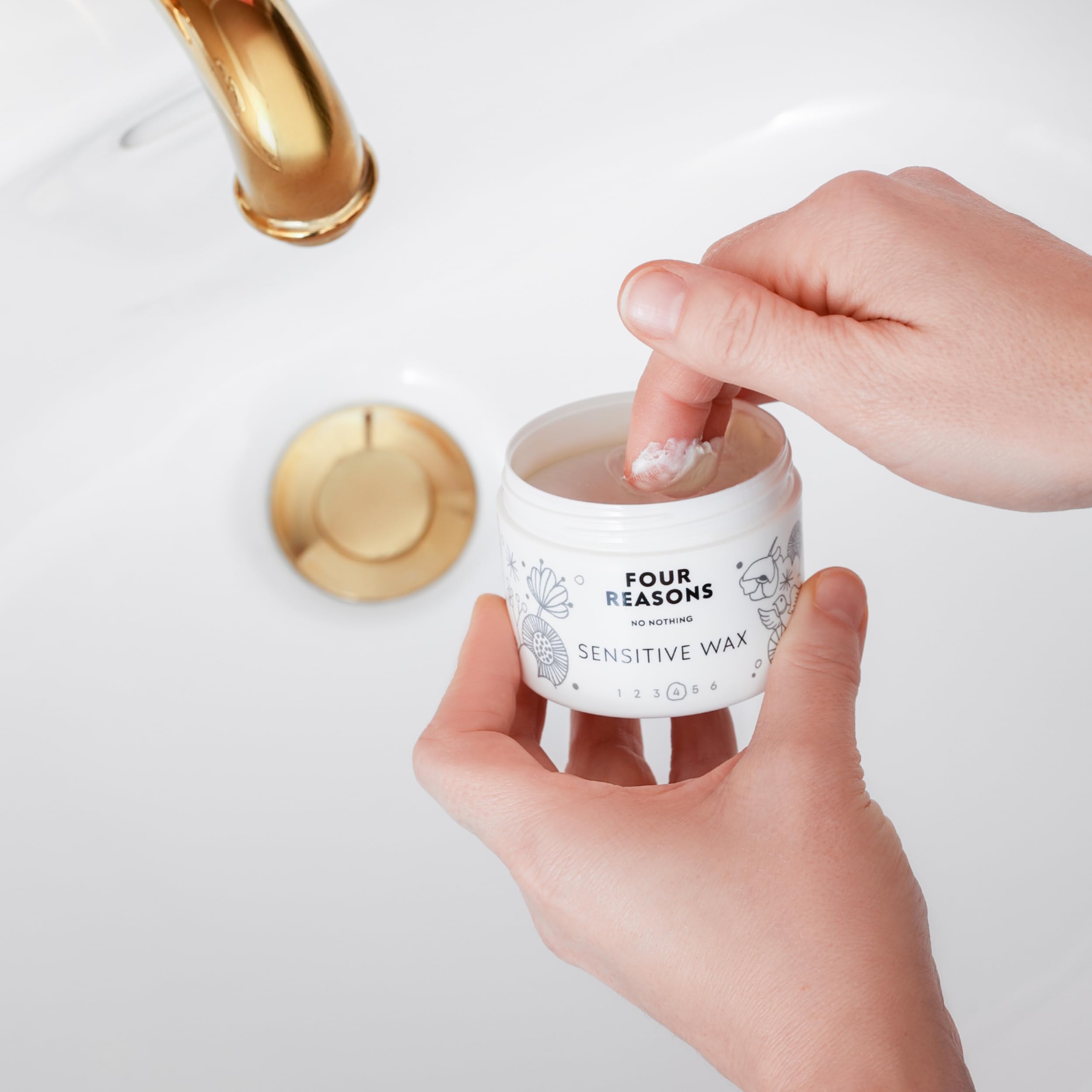 No Nothing Hair Wax strong hold finish highlights long lasting control