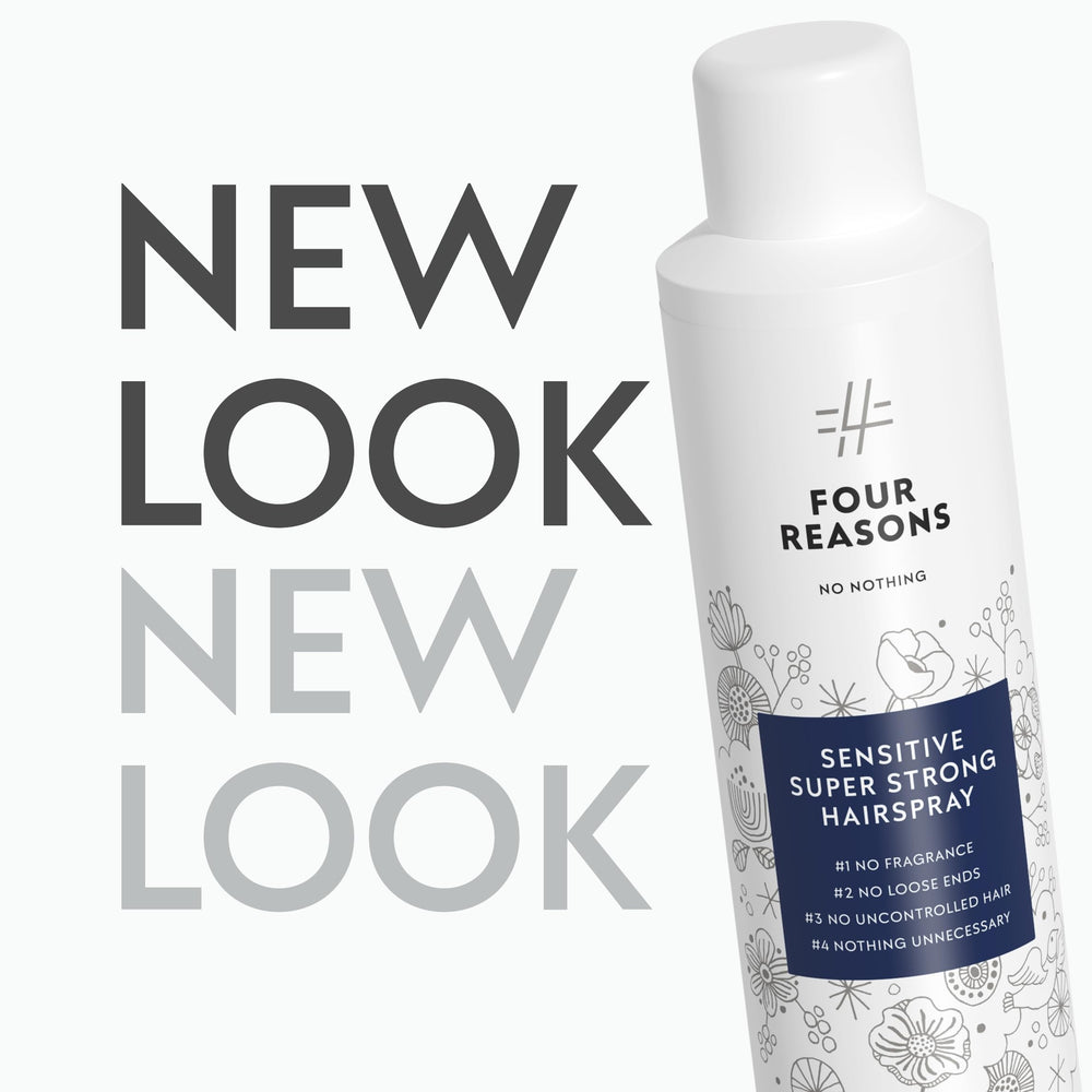 No nothing new packaging hairspray communicates updated design while preserving fragrance-free benefits.