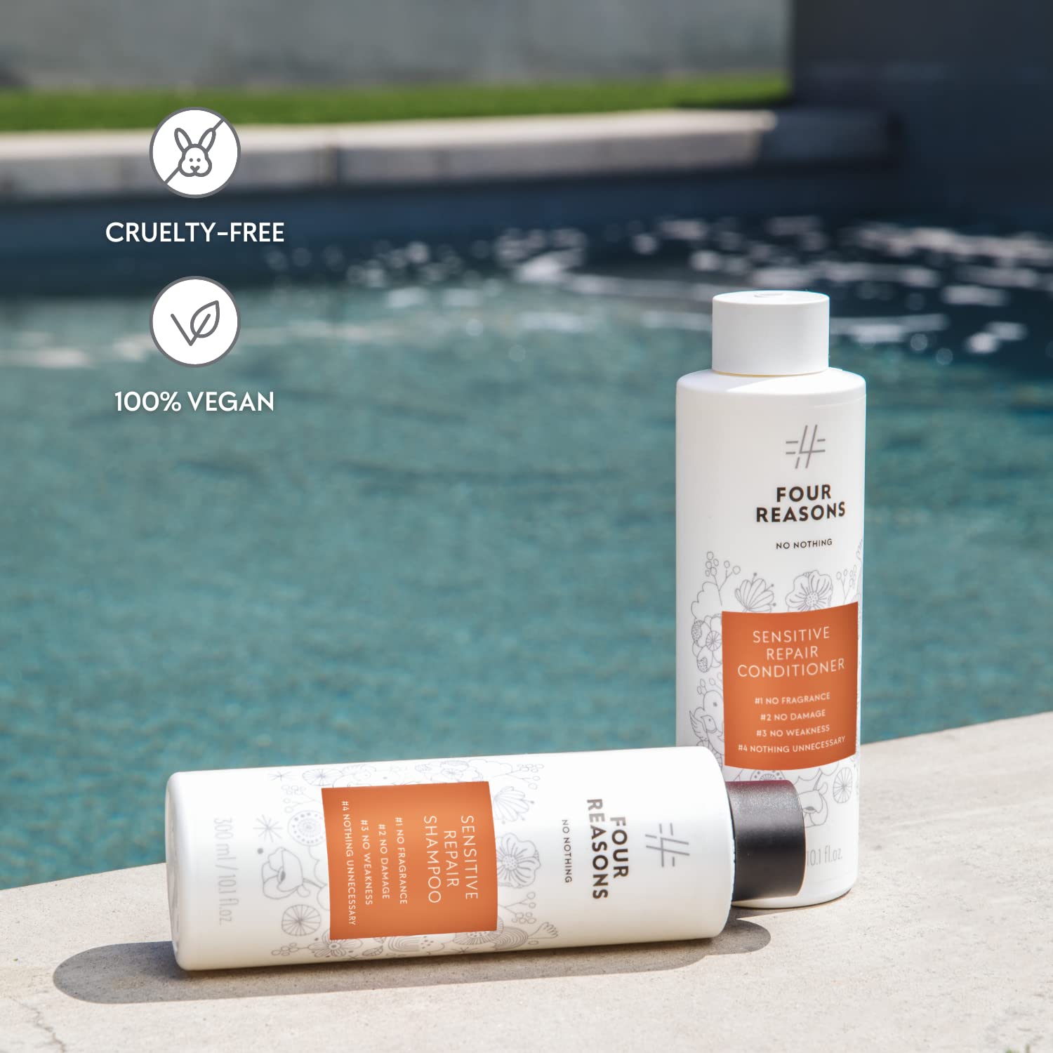 Rinsing No nothing Very Sensitive Repair Conditioner for smooth, manageable hair.
