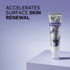 No7 0.3% Retinol Night Concentrate pipette dispensing precise drops for targeted renewal