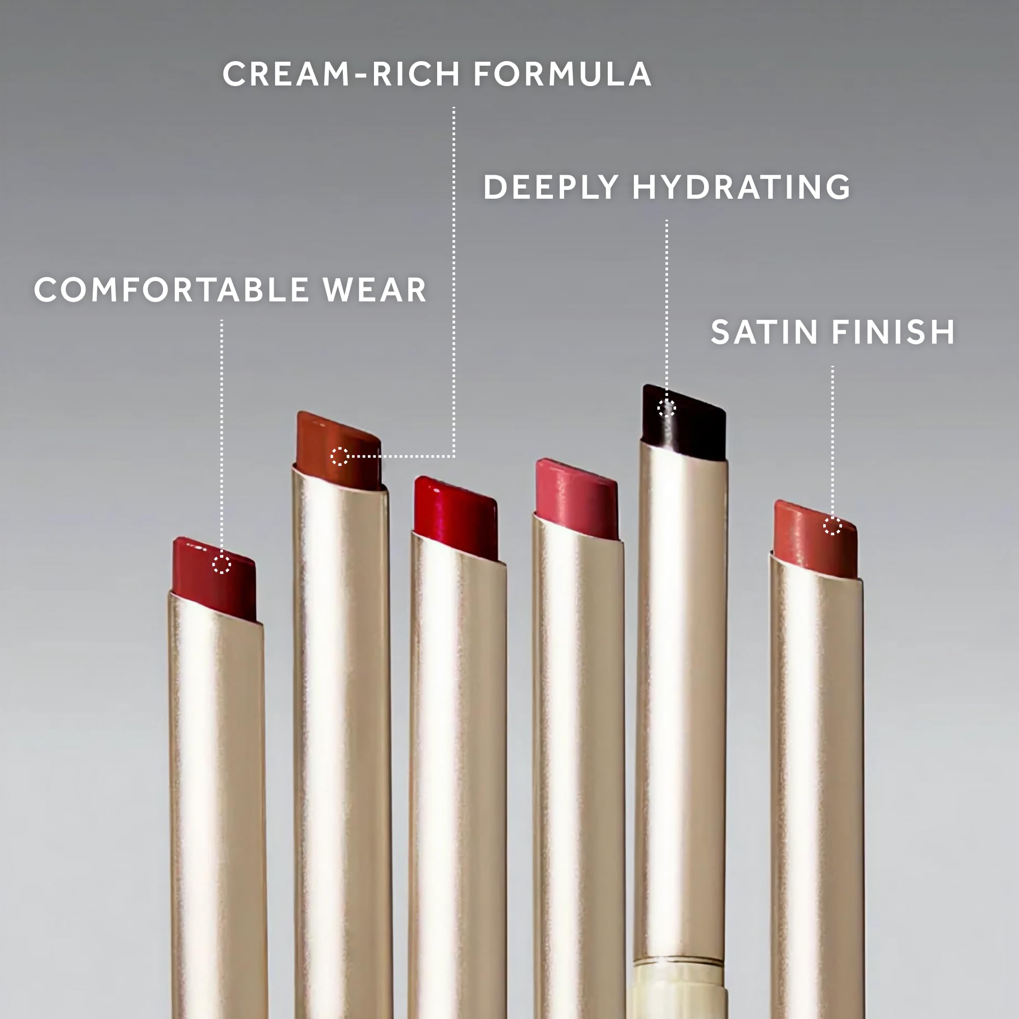 No7 application detail showing lip line definition for a polished finish