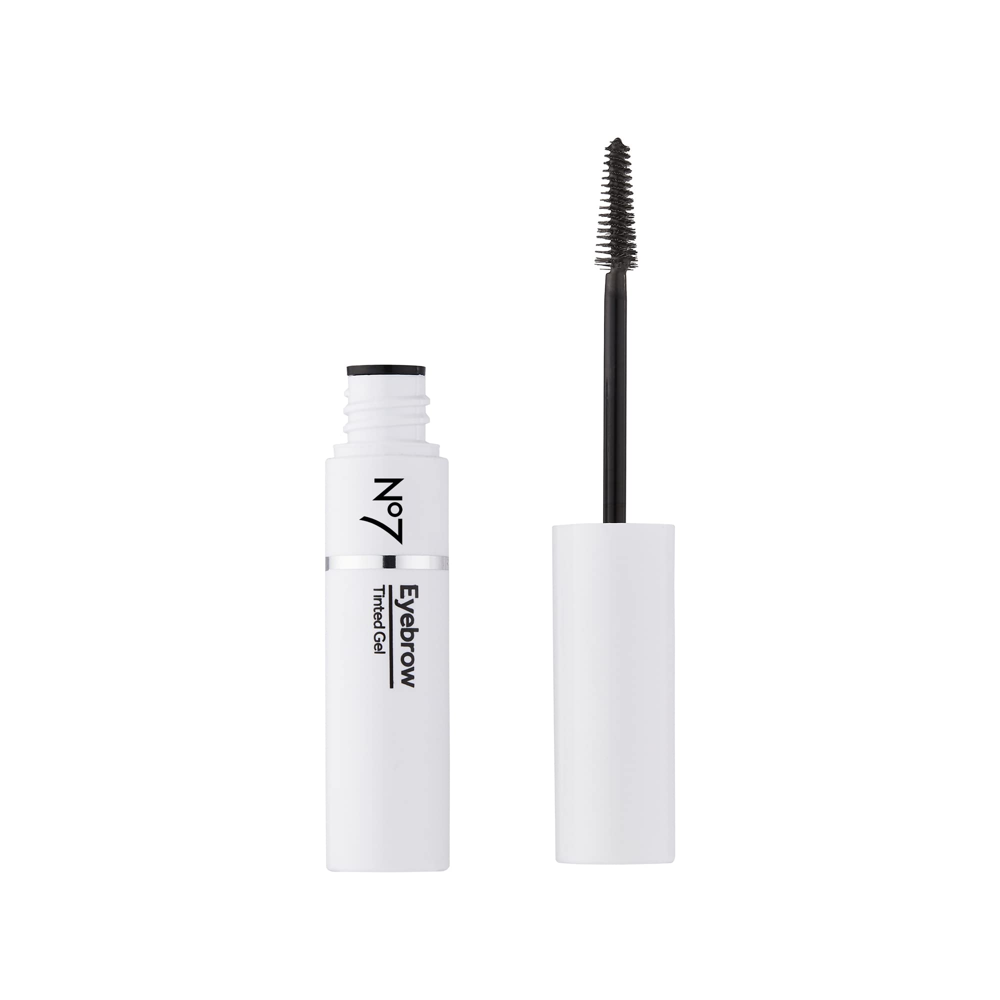 No7 curved wand close-up demonstrating full-coverage brush for precise shaping