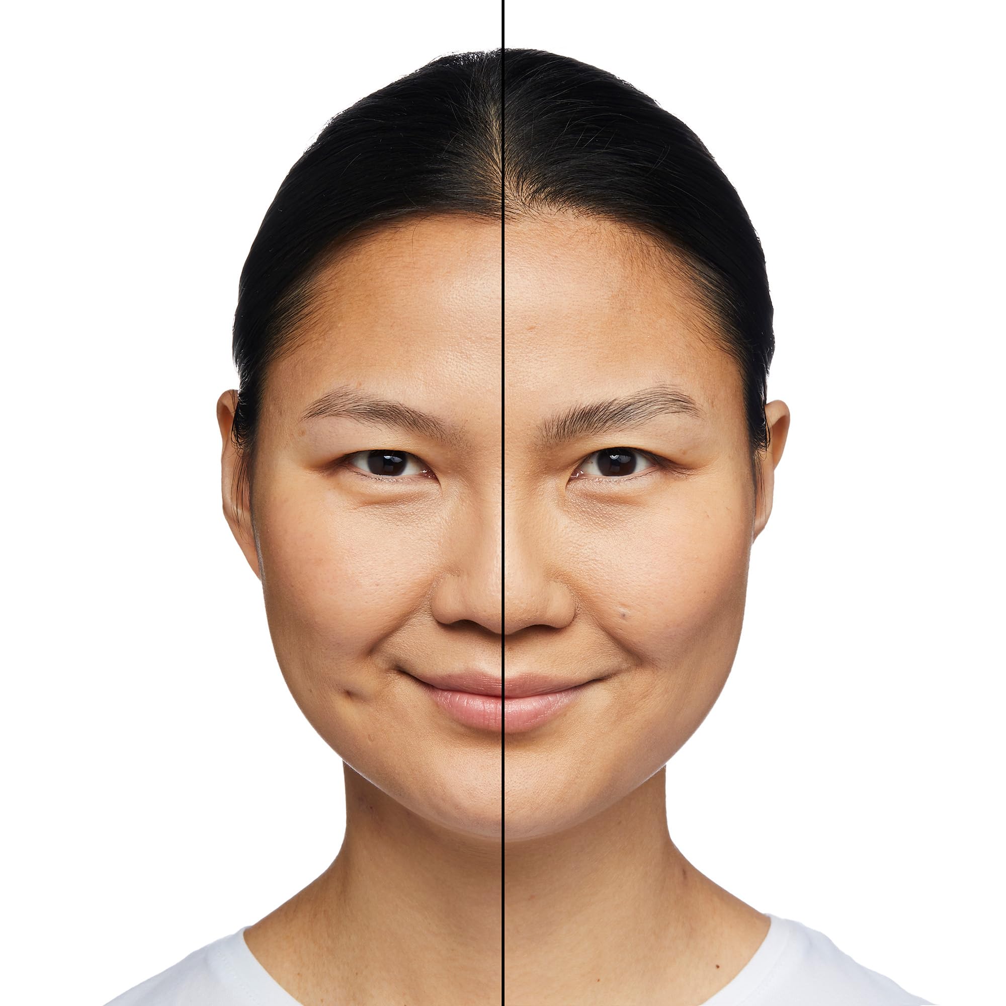 No7 before and after brows comparison illustrating fuller-looking results