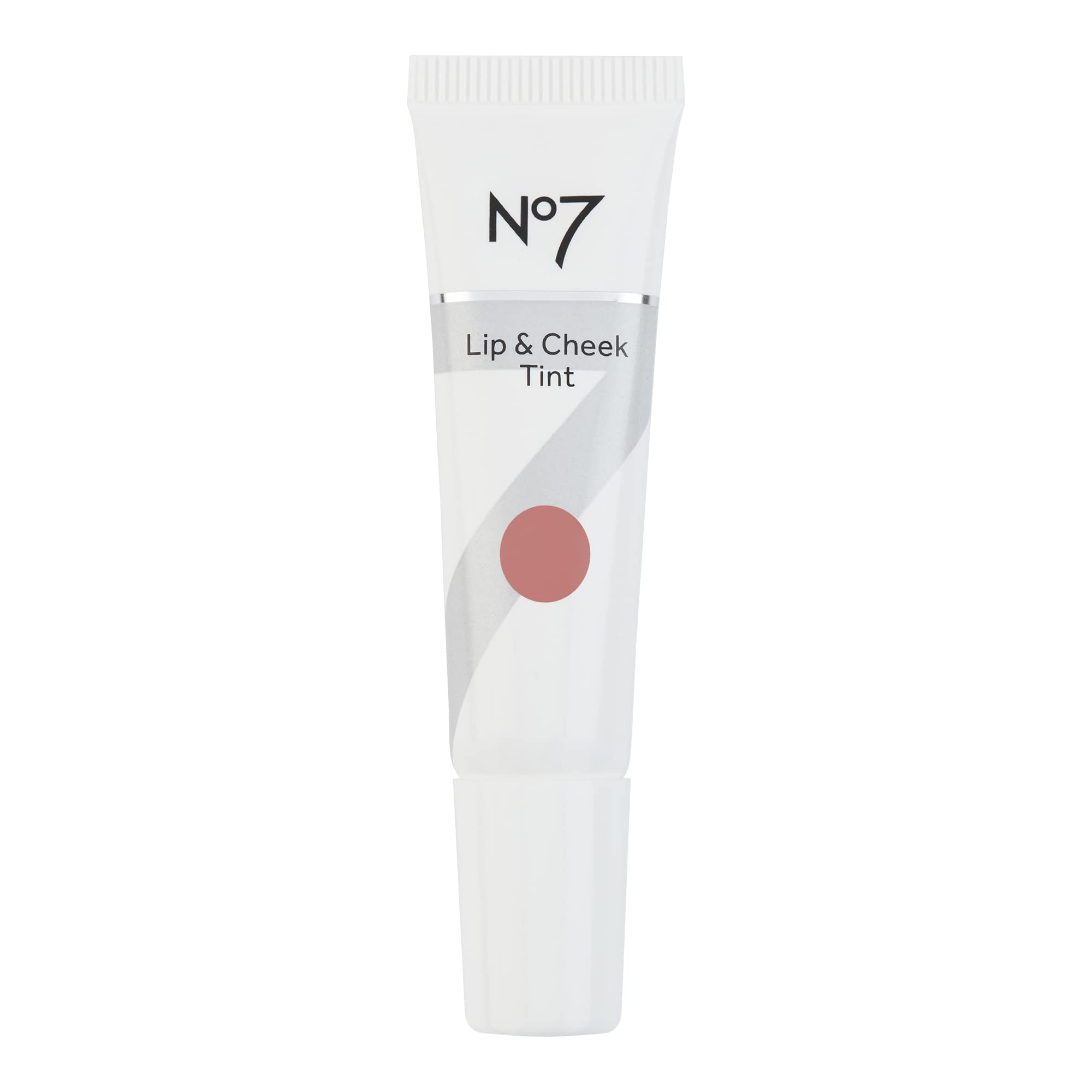 No7 product front packaging showing Coral Rose shade and compact design benefit