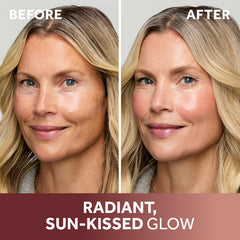 No7 dual-ended cream blush stick open to reveal both applicator ends