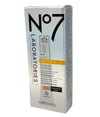 No7 texture swatch of medium dark sheer tint showing blendable coverage