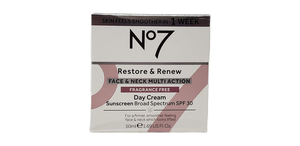 No7 day cream texture close-up demonstrating lightweight spreadable formula benefit