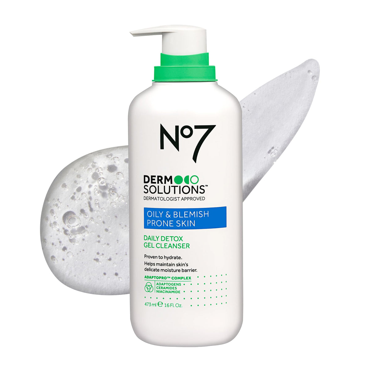 No7 front bottle showing product packaging and clean design for easy identification and trust
