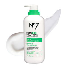 No7 front packaging showing 16 fl oz bottle and clear labeling for gentle cleansing benefit