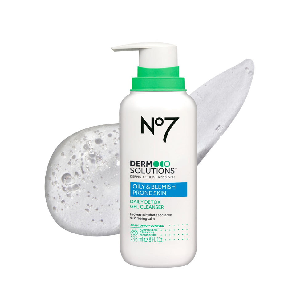 no7 front packaging showing bottle and branding, conveys clarity