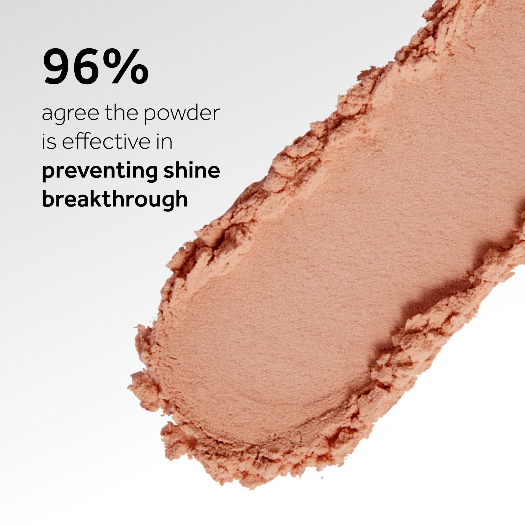 No7 powder being applied with brush demonstrating smooth application and buildable coverage benefit