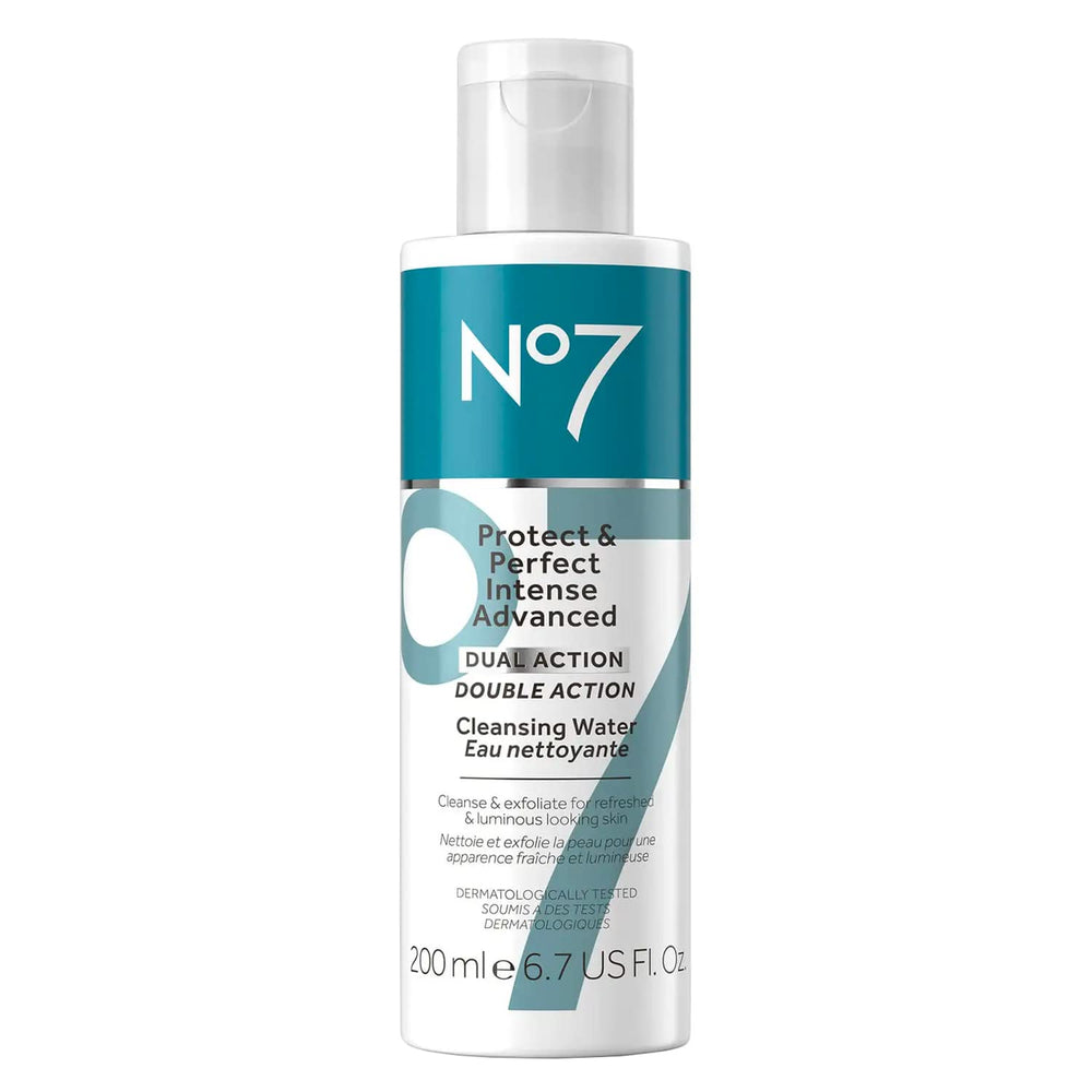 No7 front bottle showing label and product benefit