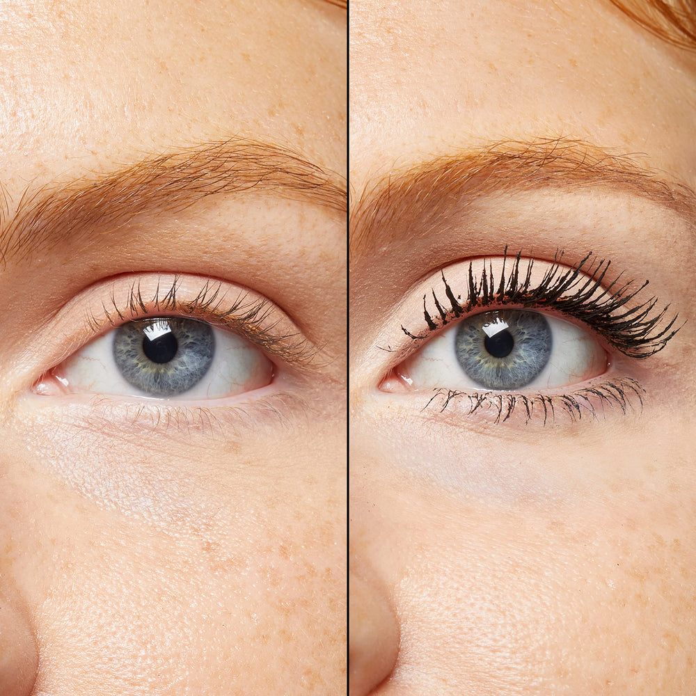 No7 before-and-after lashes showing added volume and length benefit