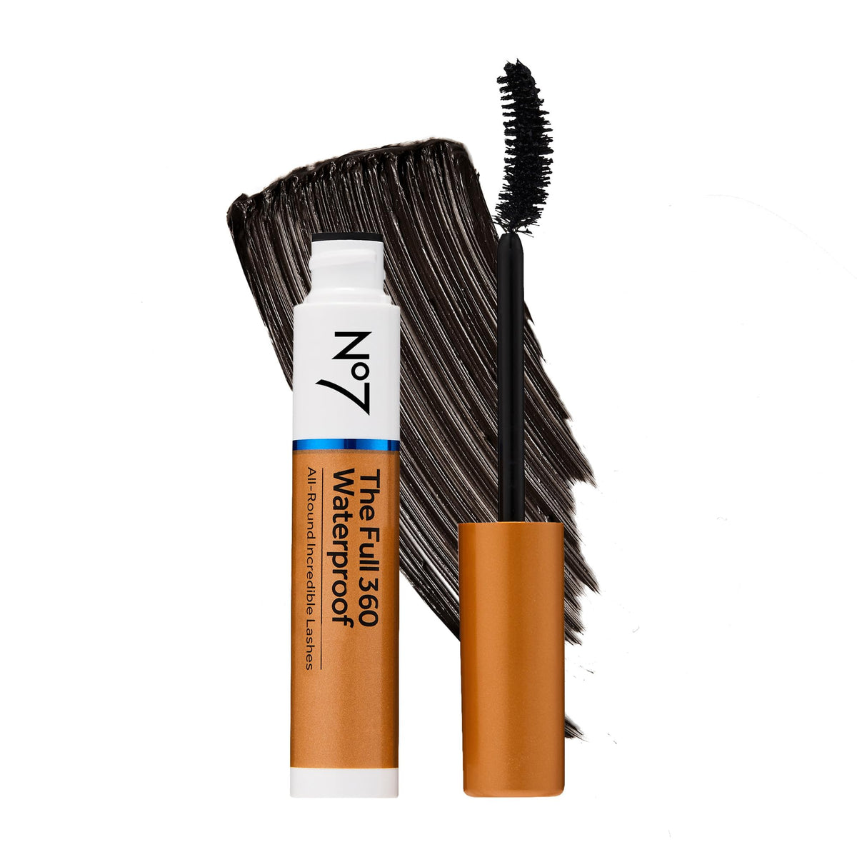 No7 mascara front packaging showing product and benefits clearly