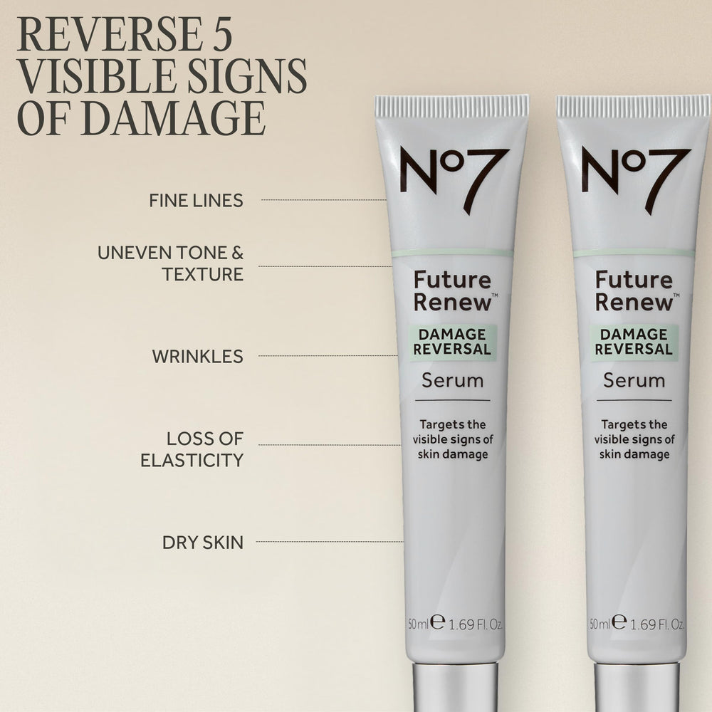 No7 pump dispense close-up highlighting fast-absorbing texture for easy application