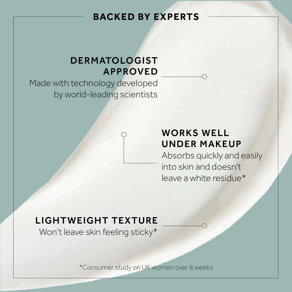 No7 Future Renew under makeup application shows smooth, non-greasy hydration.