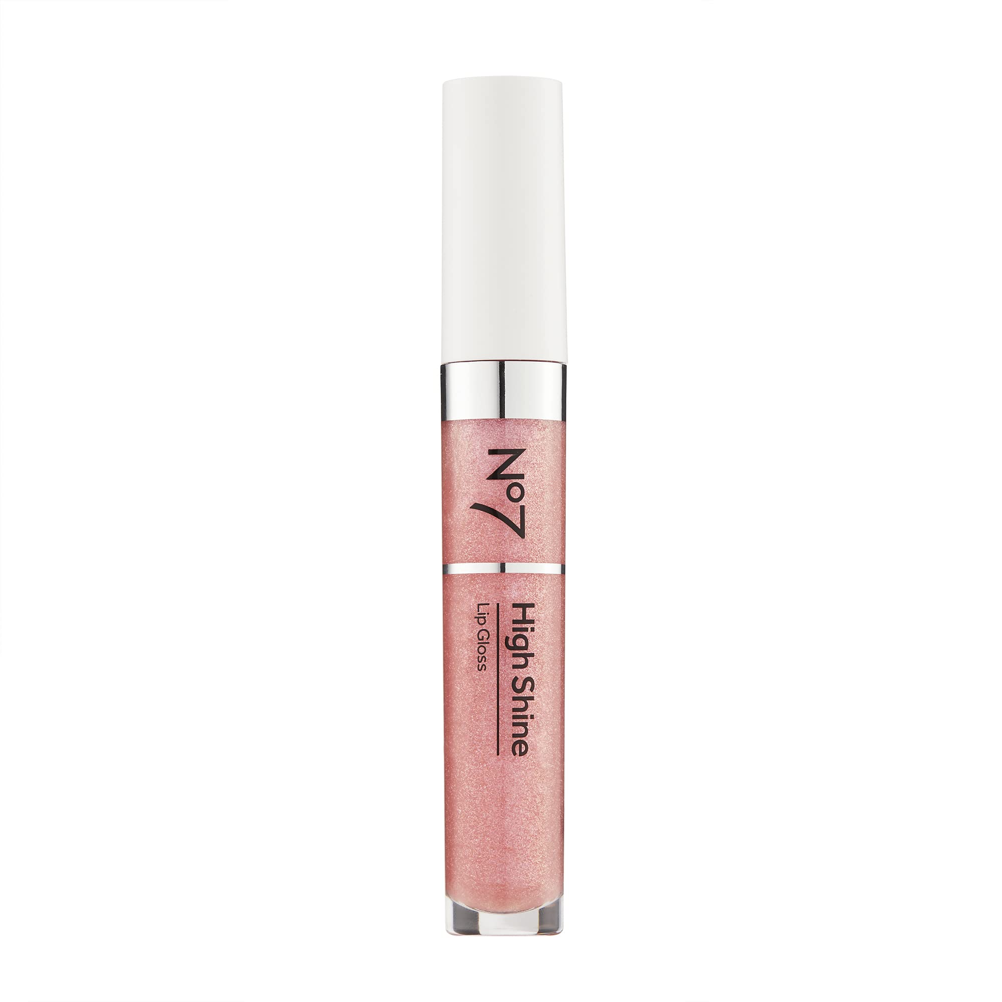 No7 front packaging showing Pink Slip shade and glossy finish benefit