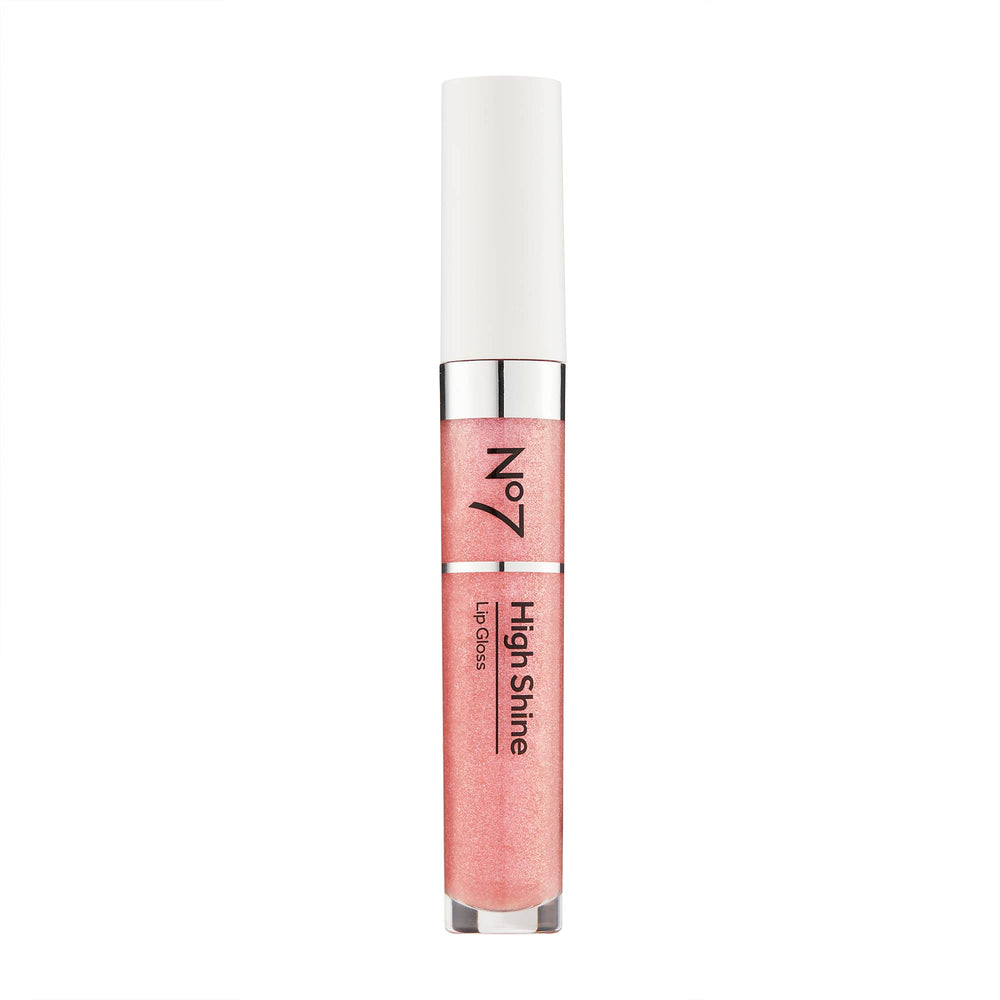 No7 front packaging showing Pink Slip shade and glossy finish benefit