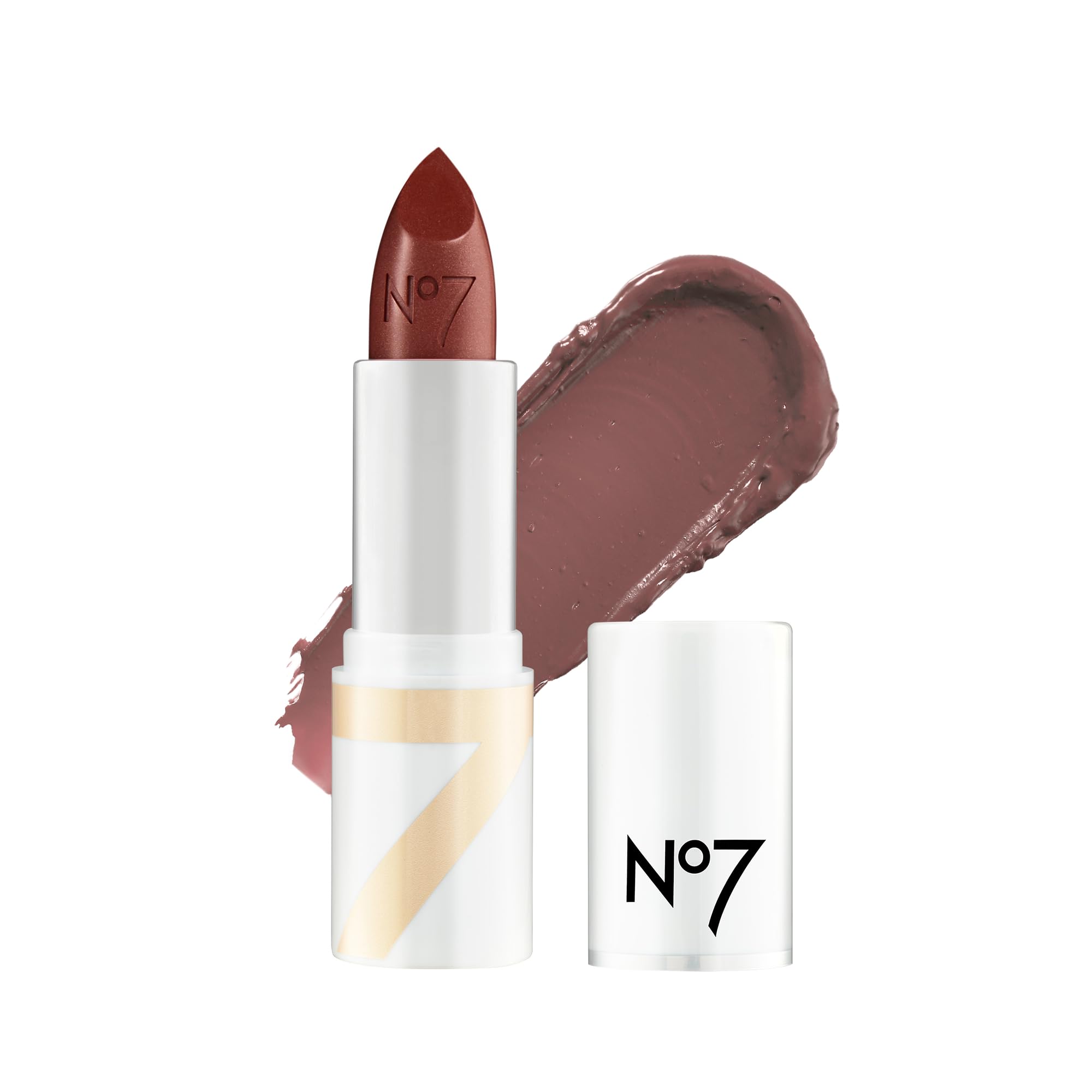 No7 Highland Mist front packaging showing sleek tube and label, professional presentation