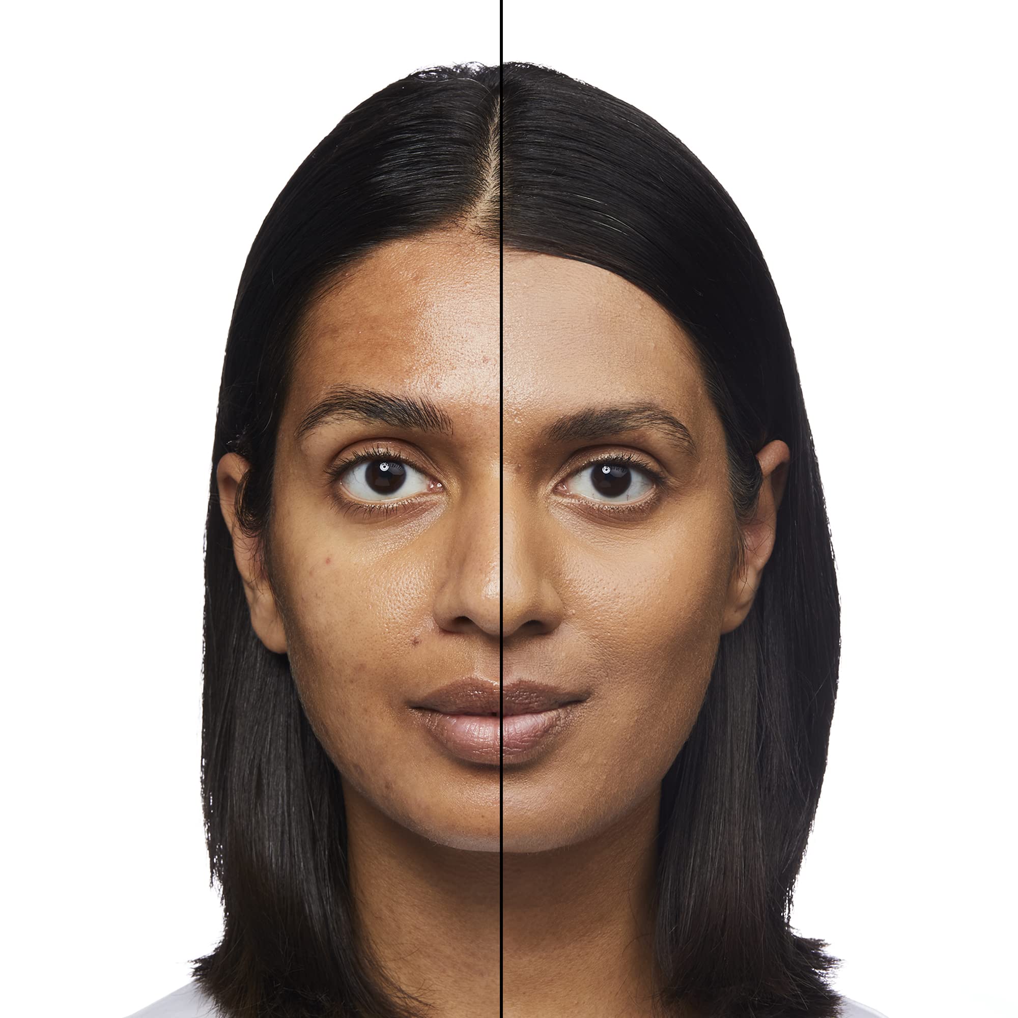 No7 HydraLuminous Skin Tint application demo showing sheer-to-light coverage on skin