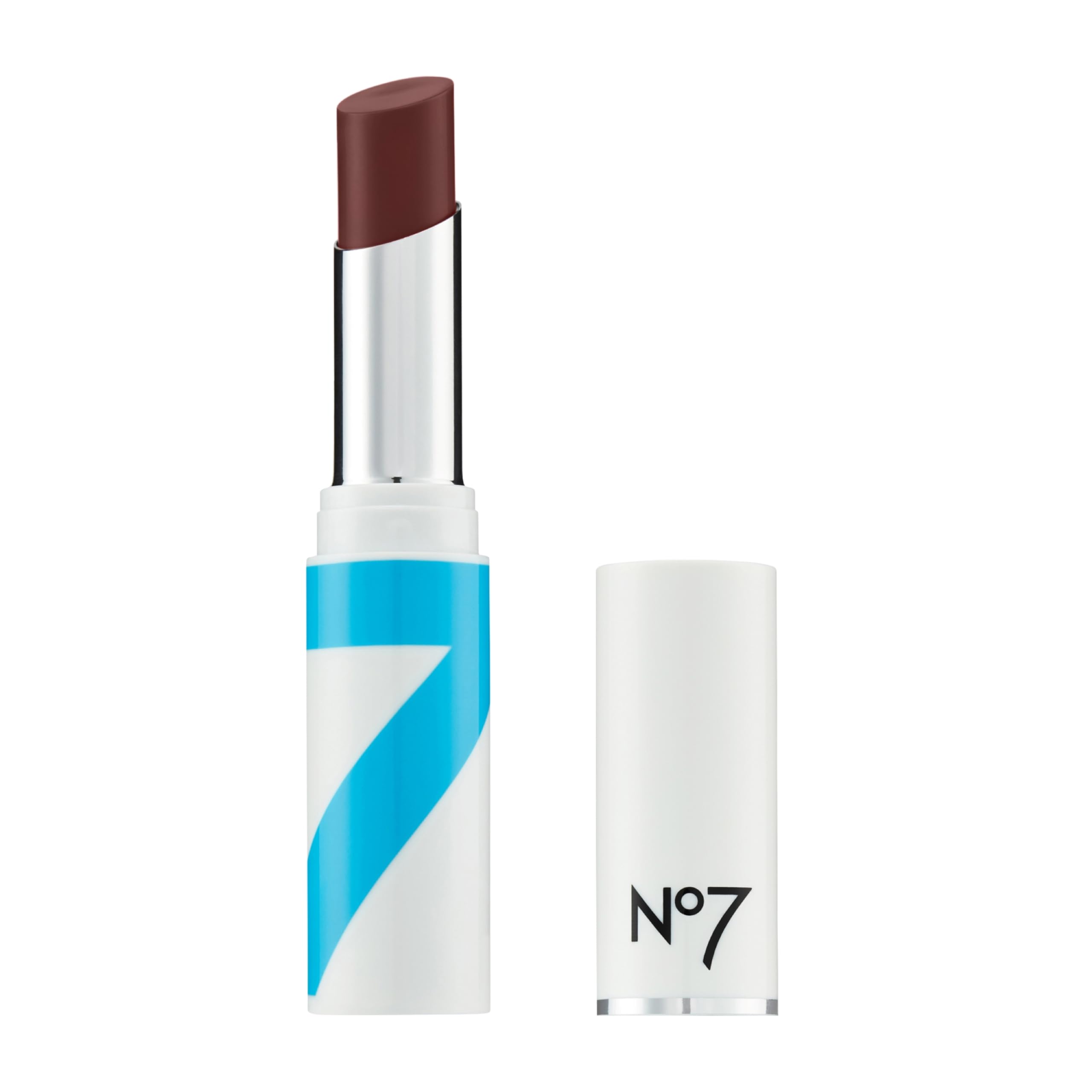 No7 HydraLuminous Caramel front packaging showing product tube and branding for easy identification and appeal