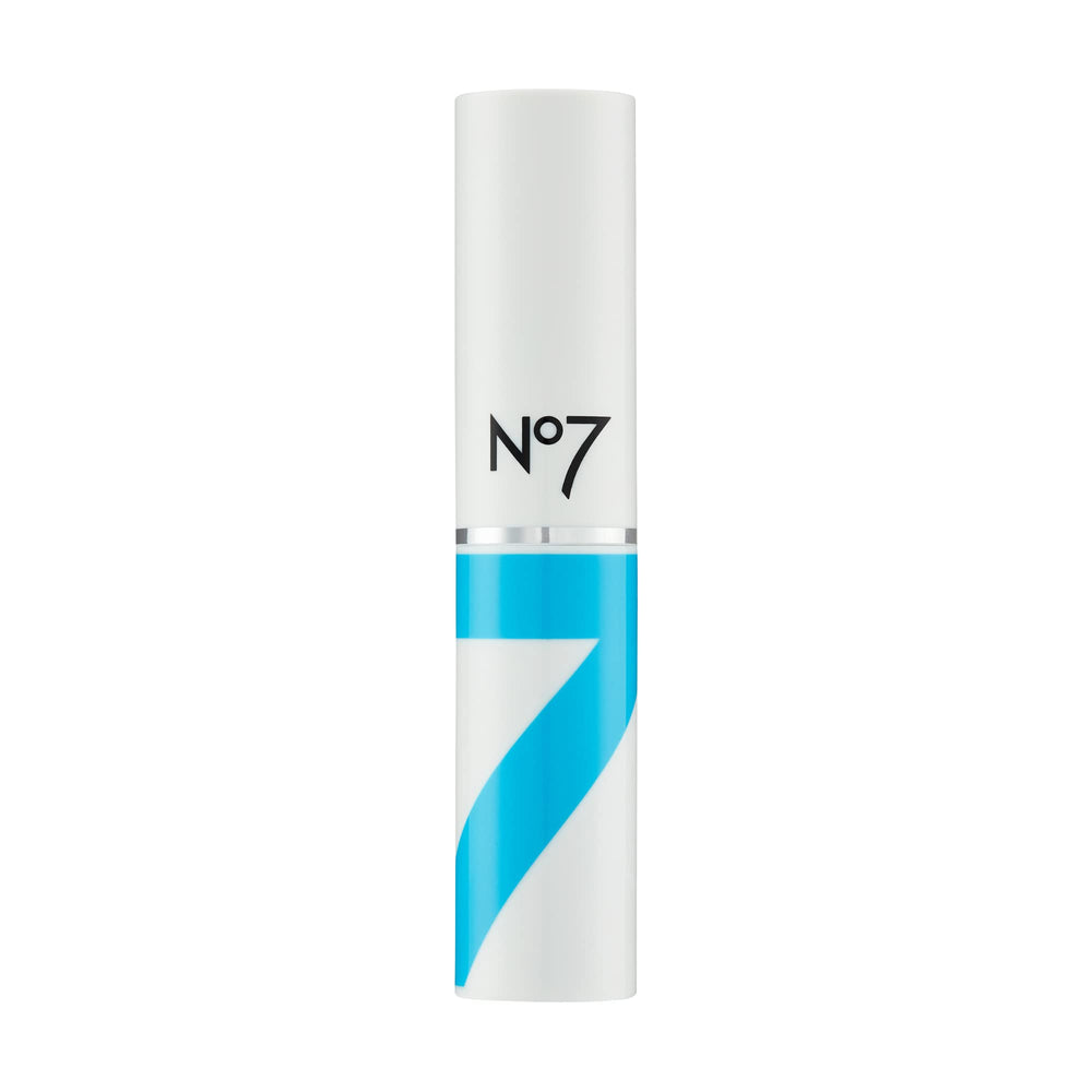 No7 HydraLuminous Caramel applied to lips in lifestyle scene for subtle shine and everyday polish
