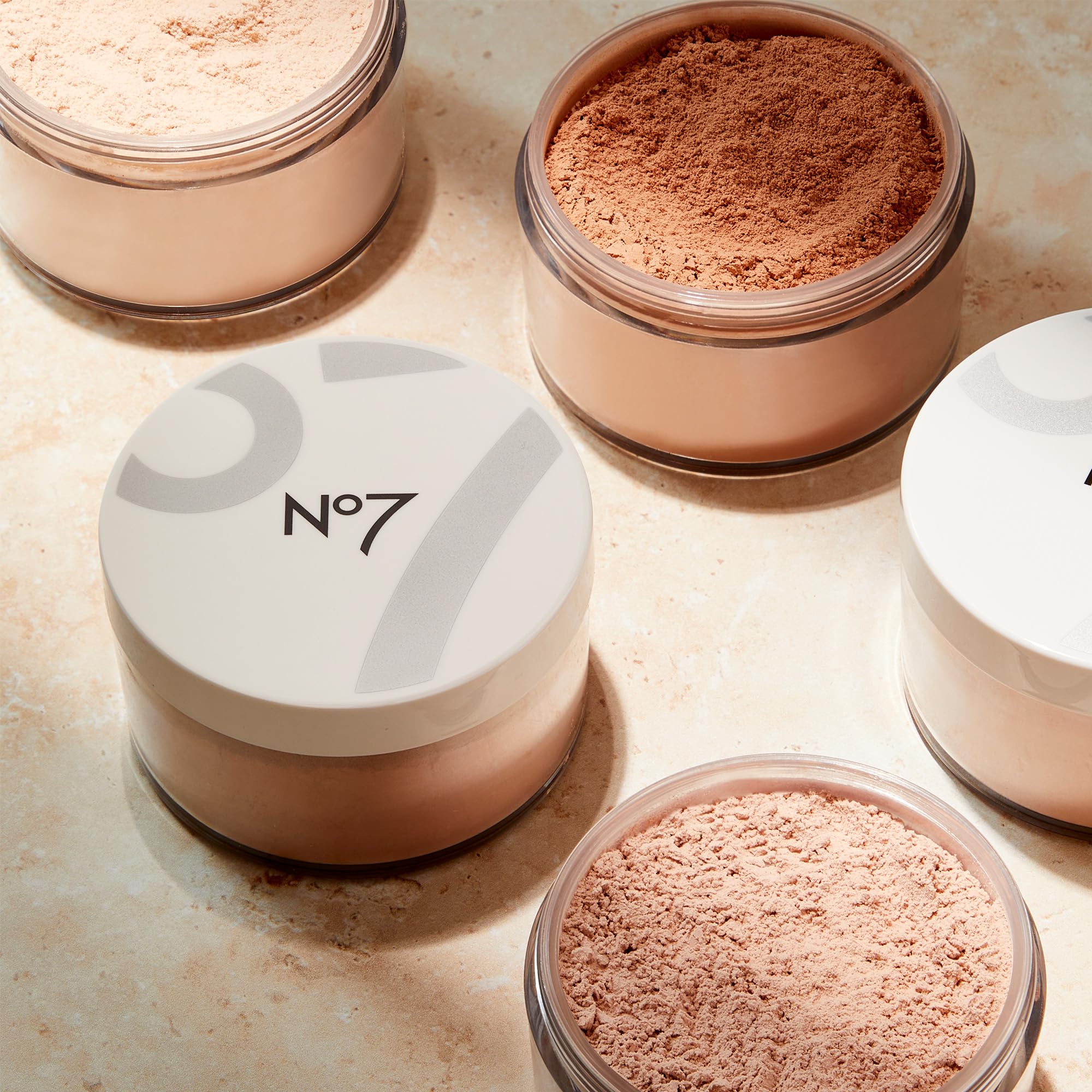 No7 jar with kaolin and vitamin E ingredients highlighting oil control benefit