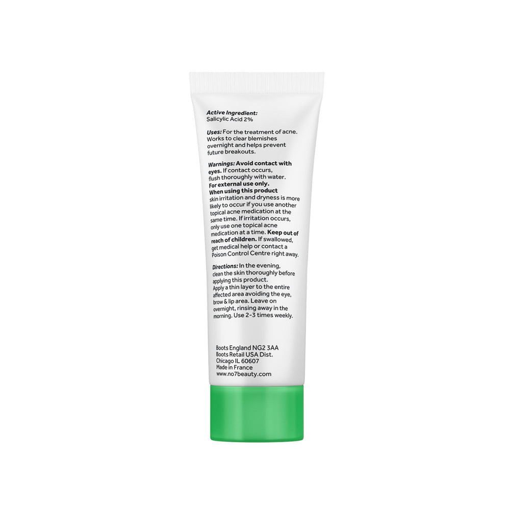 No7 ingredient label detail emphasizing clinically proven actives and fragrance-free benefit