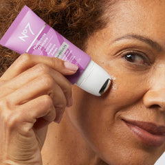 No7 Instant Radiance Serum texture reveals lightweight hydration suitable for daily use.