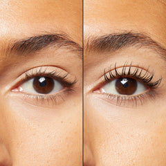 No7 oversized cone brush close-up demonstrating precise coverage and fuller lashes
