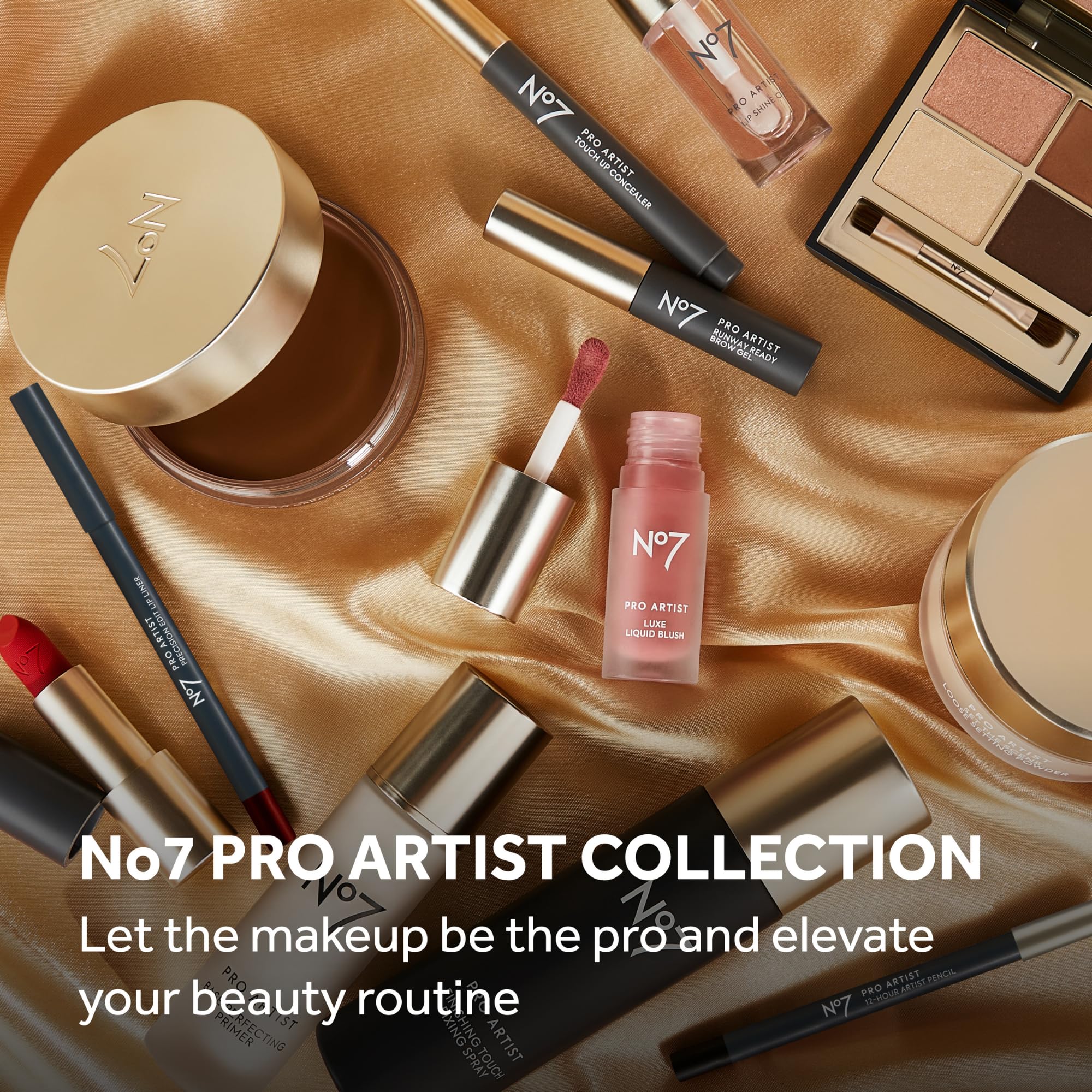No7 lifestyle model wearing sun-kissed glow demonstrating radiant, natural warmth