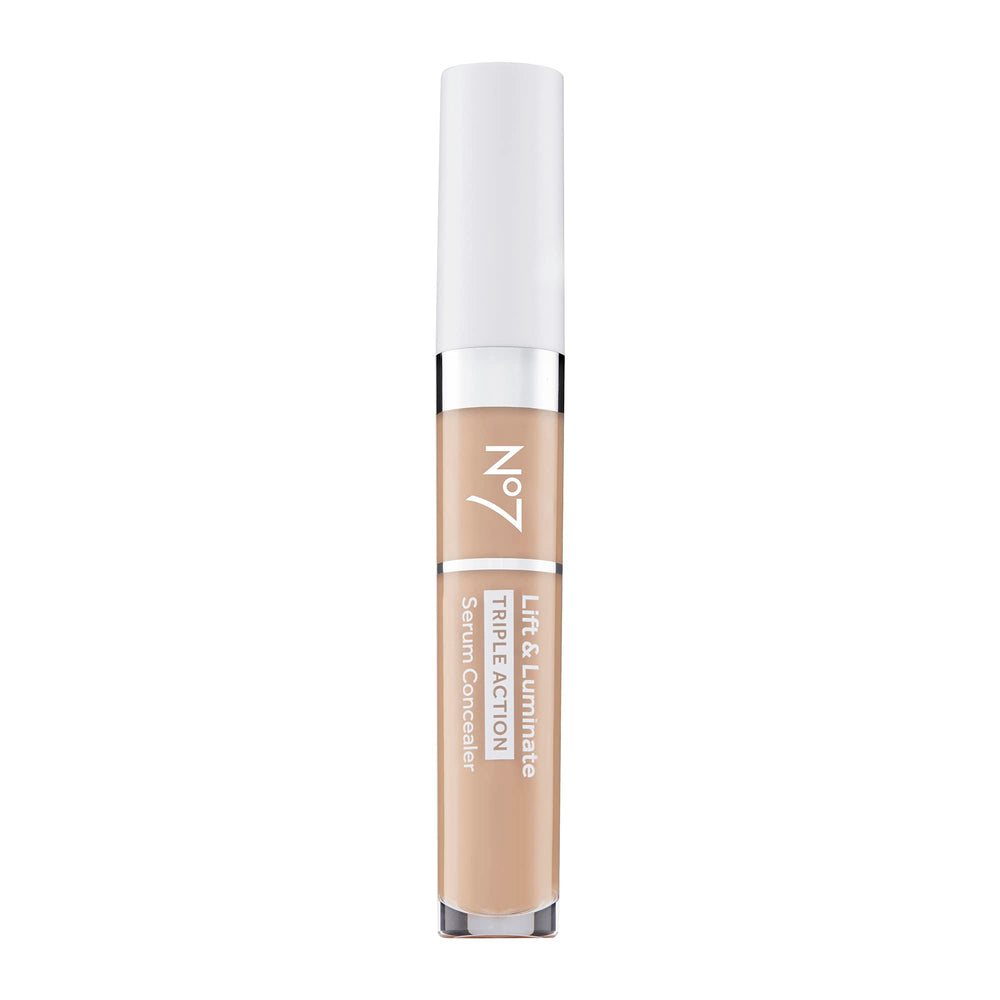 No7 Lift & Luminate concealer light bottle pump for easy flawless coverage