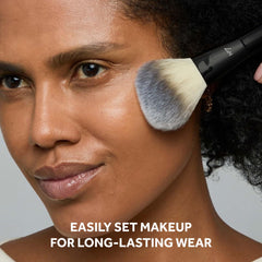 No7 open compact revealing pressed powder surface for smooth, blendable finish