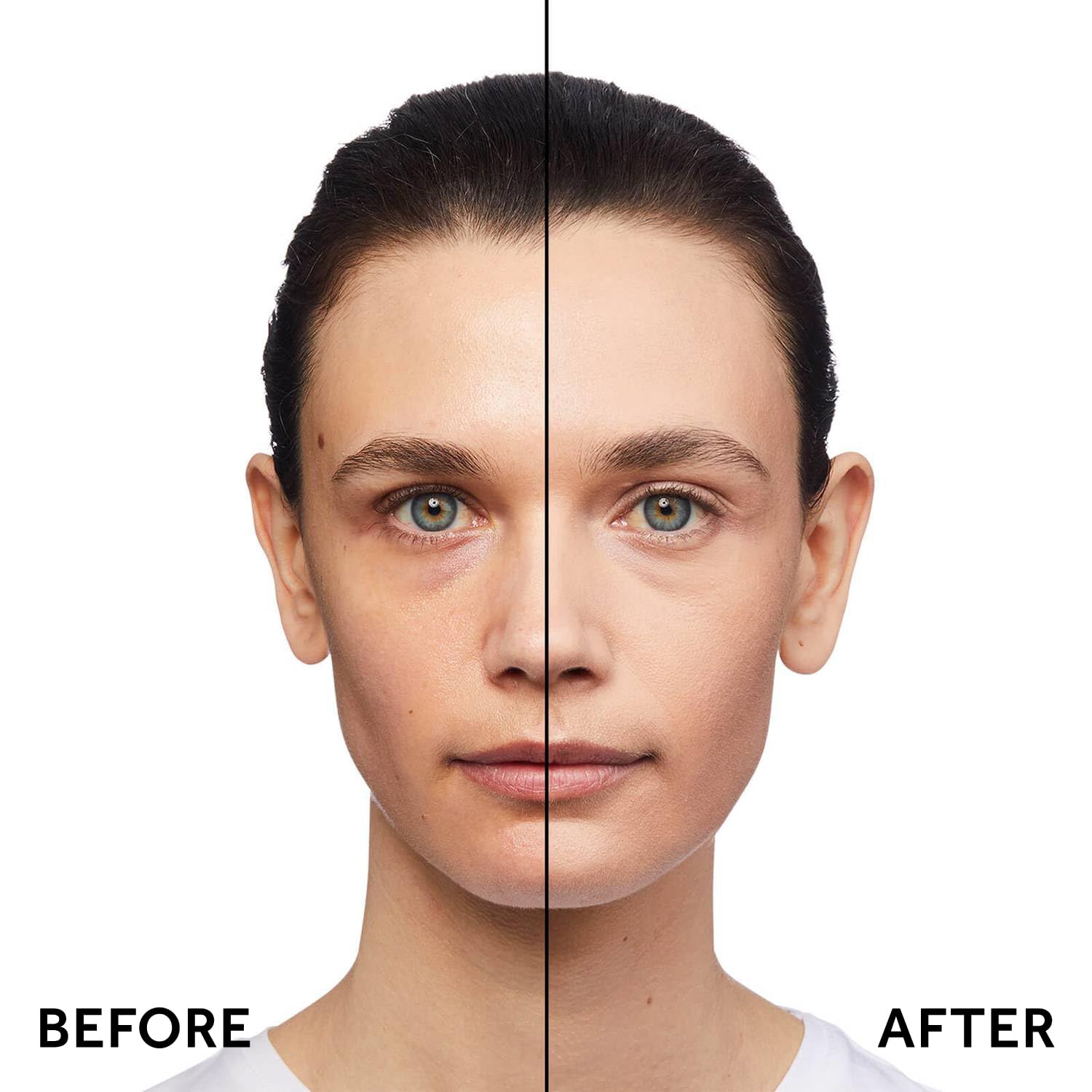 No7 Lift & Luminate swirled foundation demonstrates seamless blend and radiant finish