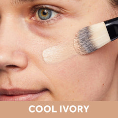 No7 Lift & Luminate SPF 15 glow swatch highlighting medium to full coverage