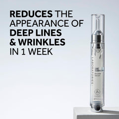 No7 Line Correcting Serum pump application demonstrates easy daily hydration for smoothing.