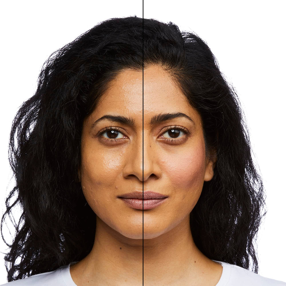No7 applied to model cheeks demonstrating natural flush and soft finish