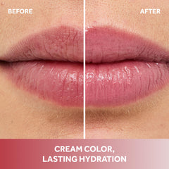 No7 close-up of lipstick bullet texture highlighting creamy, hydrating finish