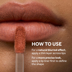 no7 texture close-up showing creamy application to soft matte finish