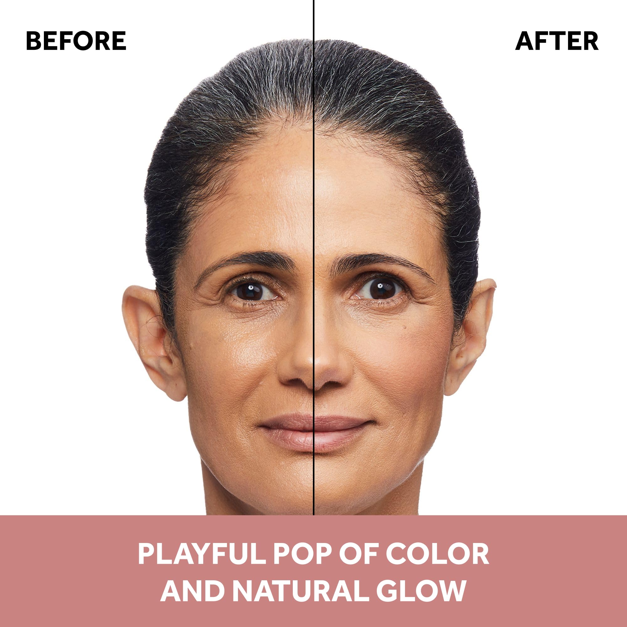 No7 swatch on skin showing Pomegranate color payoff and natural flush