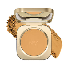 No7 compact front view showing sleek packaging and travel-ready design