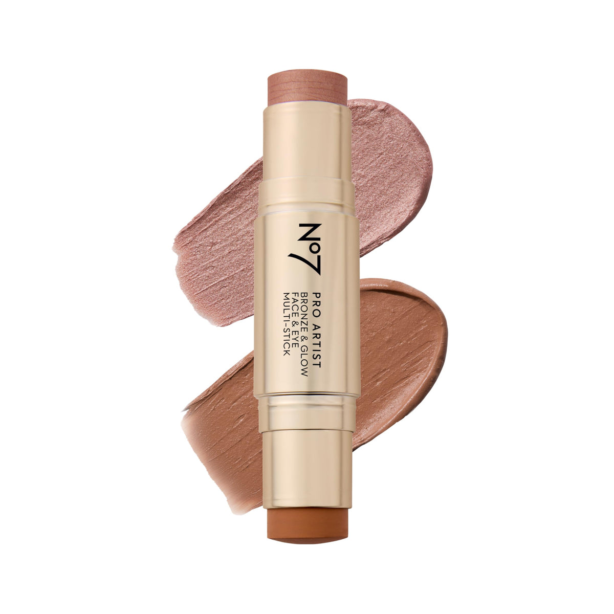 No7 front packaging showing dual-ended stick and shade, easy travel-friendly use