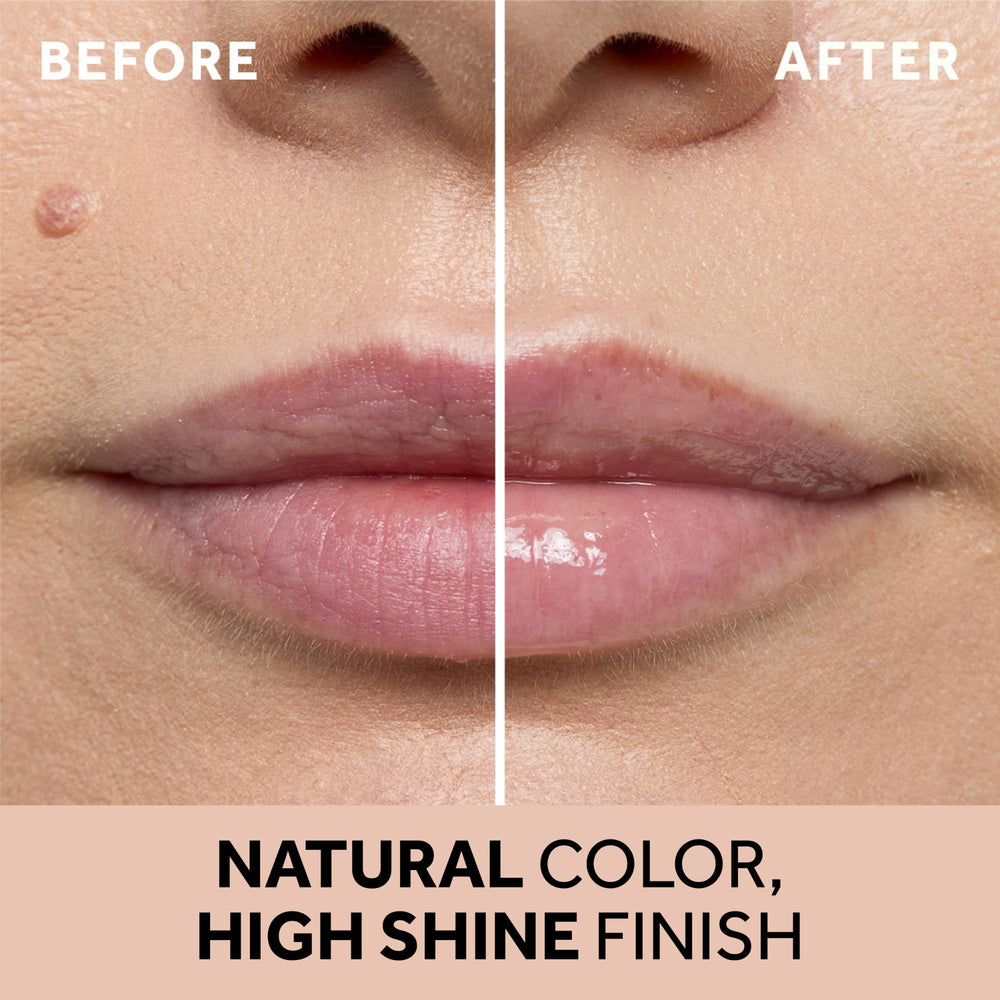 No7 applicator wand with lip oil on tip for easy, precise application benefit