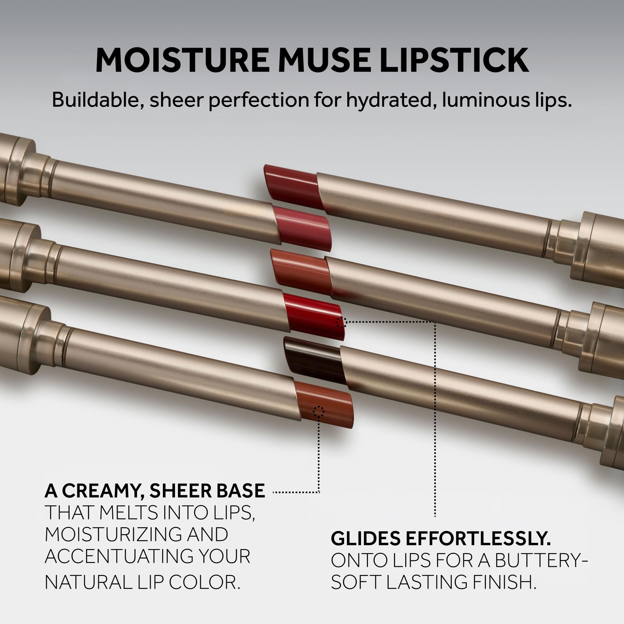 No7 texture swipe on skin illustrating buildable glossy color benefit
