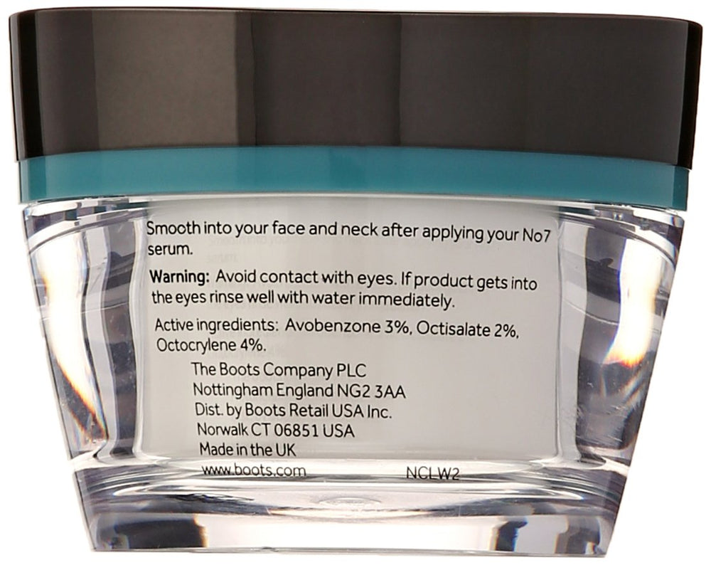 No7 Protect & Perfect cream texture close-up highlighting smooth application and hydration
