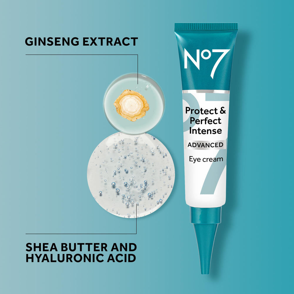 No7 Protect & Perfect Eye Cream formula designed for sensitive skin types and gentle eye care